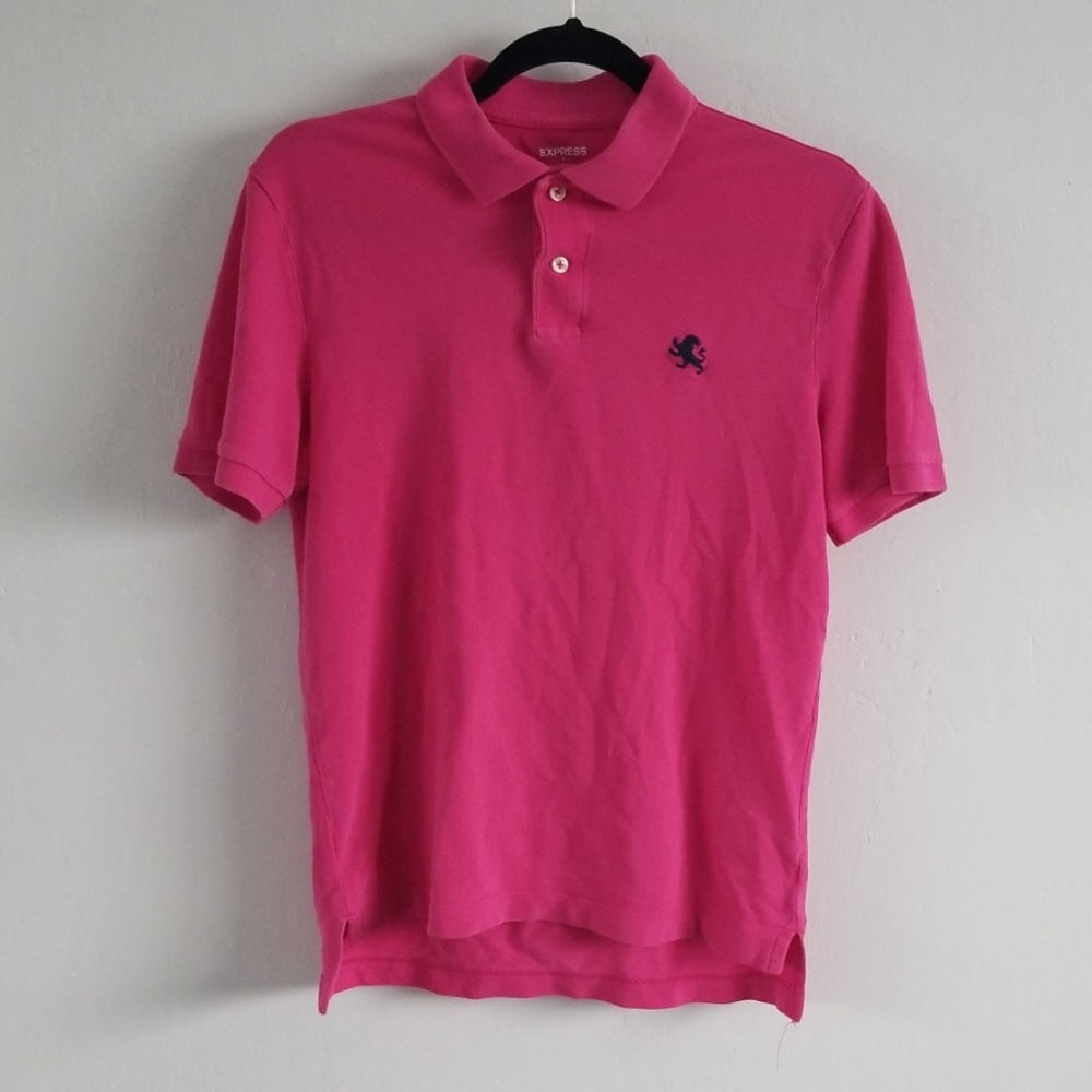 Express Pink Polo